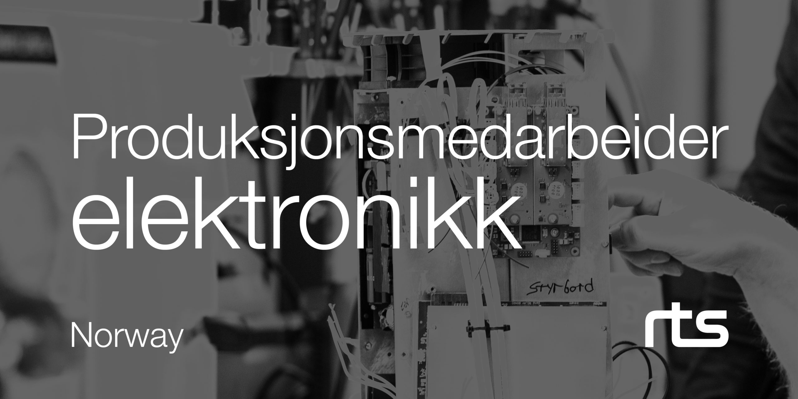 Produksjonsmedarbeider elektronikk