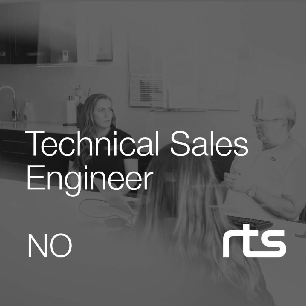 Technical Sales Engineer teknisk kontormiljø for offshoreutstyr